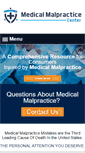Mobile Screenshot of malpracticecenter.com